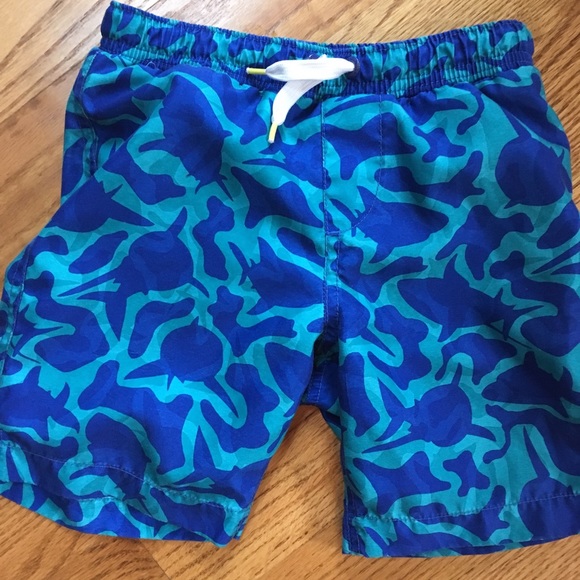 lands end boys swim trunks